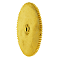 黄銅平歯車(モジュール0.5) 84歯×φ3.0mm[RoHS]