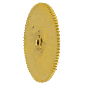 黄銅平歯車(モジュール0.5) 85歯×φ3.0mm[RoHS]