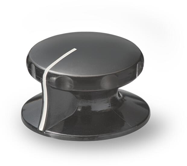 モールドツマミ 33φ(6φ軸用) 【サトーパーツ取寄品】