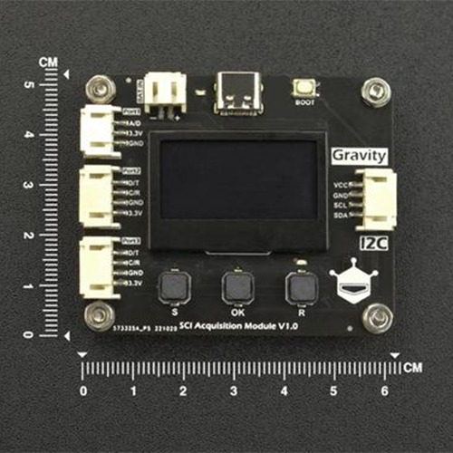 Gravity - SCI DAQ 小型ディスプレイ搭載データ収集モジュール (I2C接続) 【スイッチサイエンス取寄品】