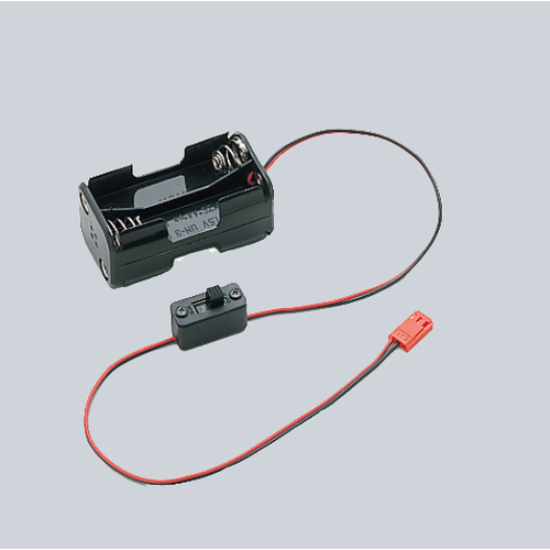 電源ユニット - 2.54mm 2ピンコネクタ/スイッチ付 単三 × 4本 電源ユニット - 2.54mm 2ピンコネクタ/スイッチ付 単三 × 4本