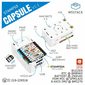 M5Capsule v1.1 (M5Stamp S3A����) �y�X�C�b�`�T�C�G���X���i�z