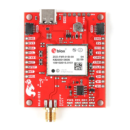 Qwiic - ZED-F9R搭載 GPS-RTK モジュール(SMA) 【スイッチ Qwiic - ZED-F9R搭載 GPS-RTK モジュール(SMA) 【スイッチ
