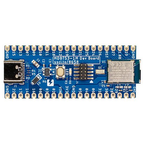 nRF5340 MDBT53-1Mモジュールピッチ変換基板 【スイッチ nRF5340 MDBT53-1Mモジュールピッチ変換基板 【スイッチ
