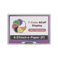 Raspberry Pip 4.01C` ACeP 7Fe-Paper fBXvC 640×400 yXCb`TCGXiz