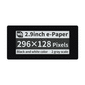 Raspberry Pi Picop 2.9C` e-Paper ^b`fBXvCi)296×128 yXCb`TCGXiz