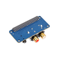 Waveshare PCM5122���� Raspberry Pi�p I2S Hi-Fi DAC�{�[�h �y�X�C�b�`�T�C�G���X���i�z