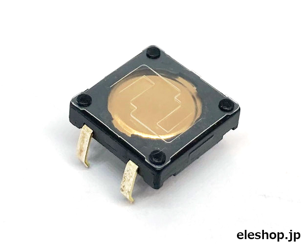 タクタイルスイッチ フラットタイプ 透明 10×10mm (50個入 タクタイルスイッチ フラットタイプ 透明 10×10mm (50個入
