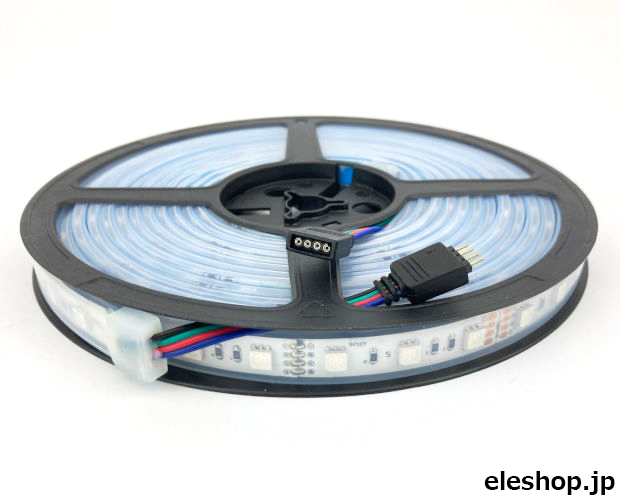 RGB LEDテープライト 高輝度シリコンチューブタイプ