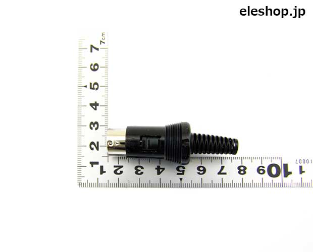 DINコネクタ 5pinプラグ ワンタッチロックタイプ[RoHS