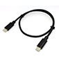 USB 2.0 Typ-Cケーブル 0.5m PD対応(20V/5A) 最大転送速度480Mbps