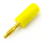 φ2.5mm金メッキミニミニバナナプラグ 黄