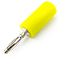 φ2.5mmミニミニバナナプラグ 黄