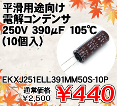 pr dRfT 250V 390F 105 (10) i / EKXJ251ELL391MM50S-10P